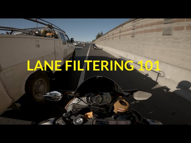 MotoVlog #69 - Lane Filtering 101 | ZX6R