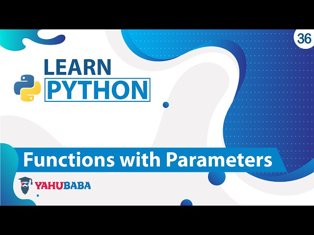 Python Functions with Parameters Tutorial in Hindi / Urdu