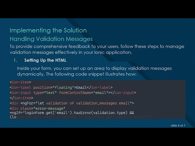 Angular Reactive Forms: How to Display an Error and Red Border?