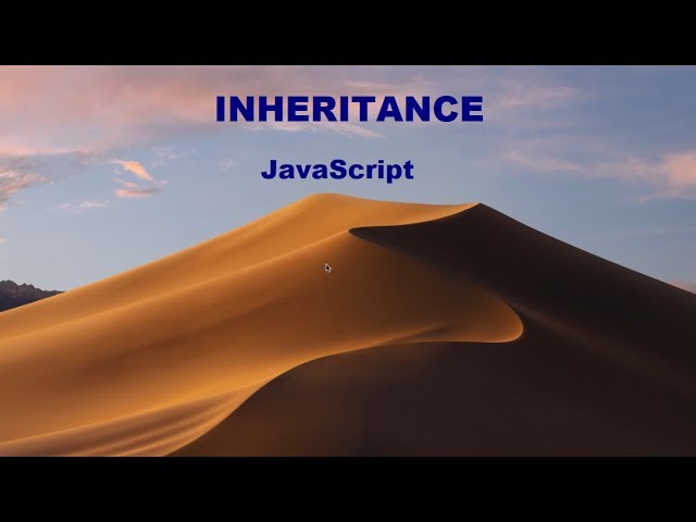 JavaScript/Node.js Programming Basics 23: Inheritance in JavaScript (v3)