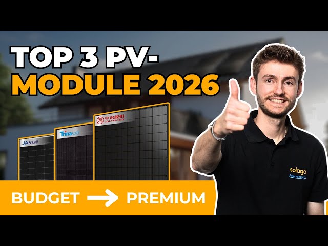 Die besten Solarmodule 2026 | Top 3 PV-Module im direkten Vergleich