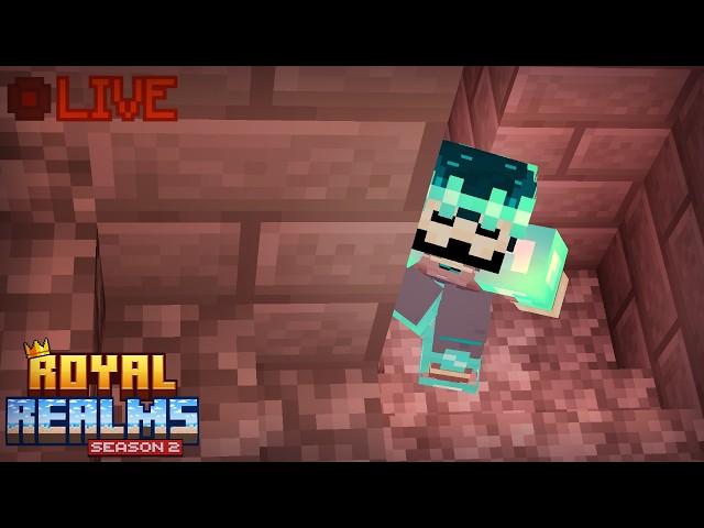 DIGGY DIGGY HOLE || Royal Realms S2 LIVE: Building Minecraft Server