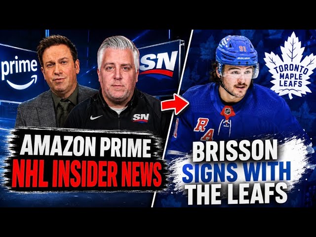 BREAKING: Brendan Brisson SIGNS With the Toronto Maple Leafs | Amazon Prime NHL Insider News