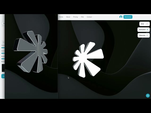 2D To 3D Logo Spin in Seconds | No Blender | 3DLogoSpin.com