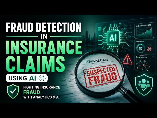 Fraud Detection in Insurance Claims using AI | Fighting Insurance Fraud with Analytics & AI | Uplatz