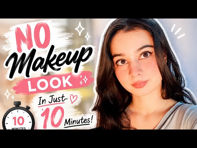 NÓS:4 I Did a NO-MAKEUP Makeup Lookin10 Minutes🤍@ManviiiiChaudhary #makeup #natural#challenge#beauty