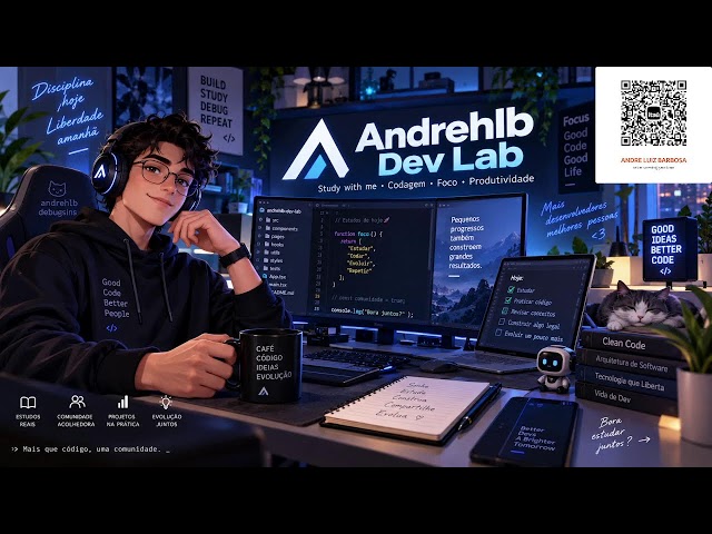 Andrehlb DevLab | Live Coding, Estudos e Desenvolvimento e Resolvendo Desafios