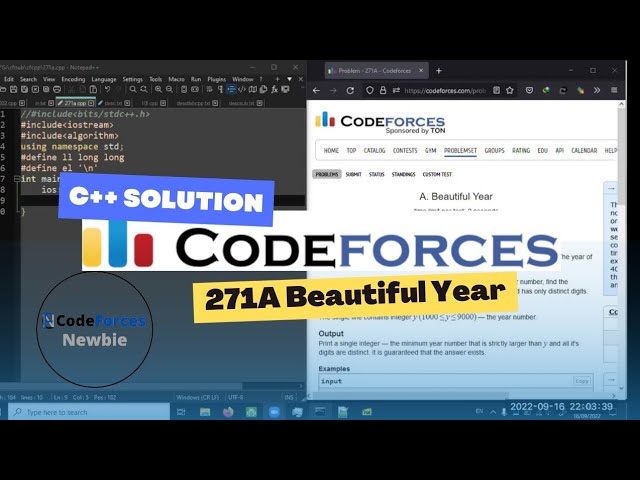 A C++ Solution to Codeforces 271A Beautiful Year by CFNewbie