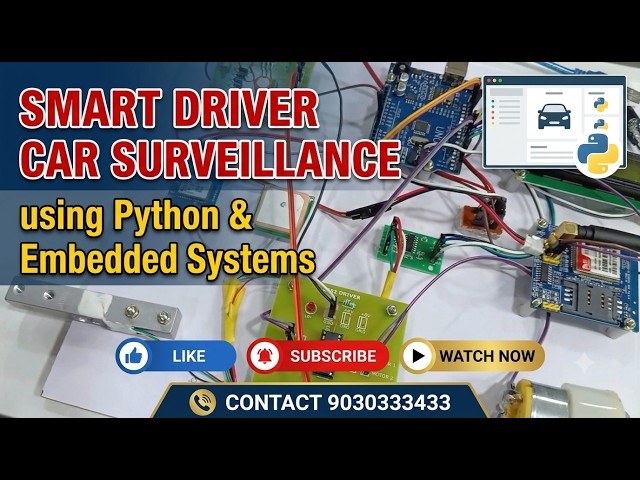Smart Driver Car Safety System using Embedded & Python | Final Year Embedded Project 2026 🚗