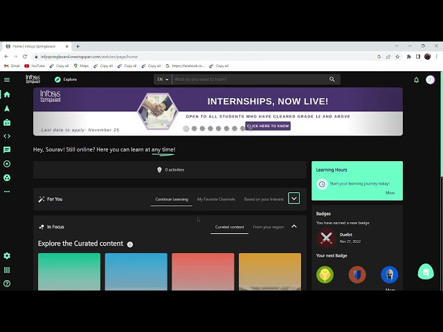 Free Python Course Certificate from Infosys Springboard