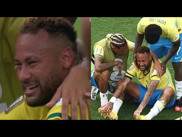 🥹 Neymar in tears at full time after Brazil eliminated by Norway in the World Cup