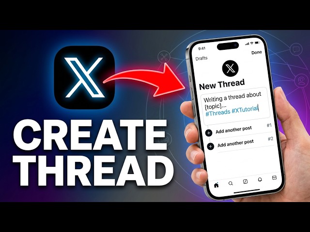 Cómo crear un hilo en X - Tutorial