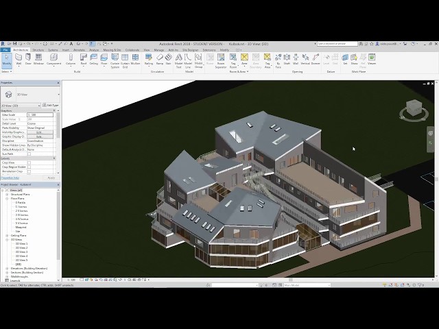 BIM I course @ Tallinn University of Technology - Students Showreel 2017 (Revit homework)