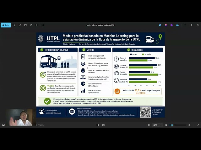 Modelo Predictivo con Machine Learning para el Transporte Universitario de la UTPL