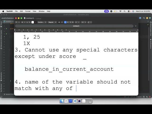 PlayWright With TypeScript  Variable Naming Standards and DataTypes