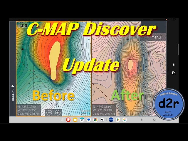 C-MAP Discover Map Chip Updating