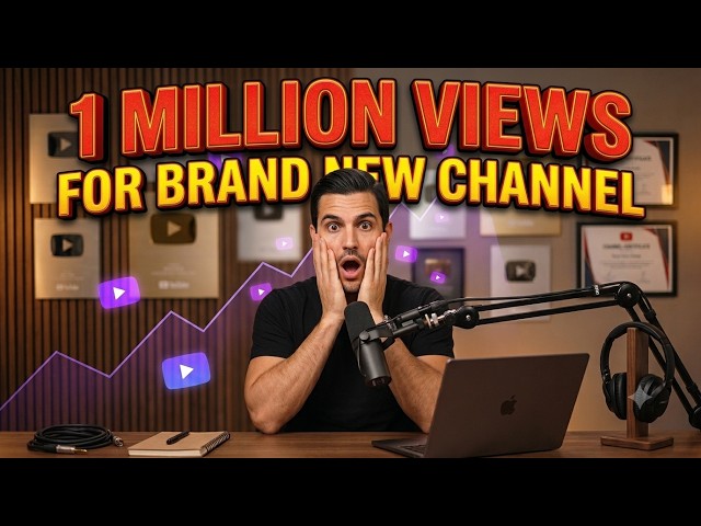 🚀 1 MILLION VIEWS IN ONE WEEK?! How I Grew a Brand New Channel (Shocking Results!)
