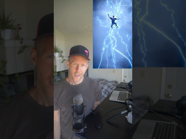 Make this viral Thor effect with your phone 📱#vfx #marvel #tutorial #capcut