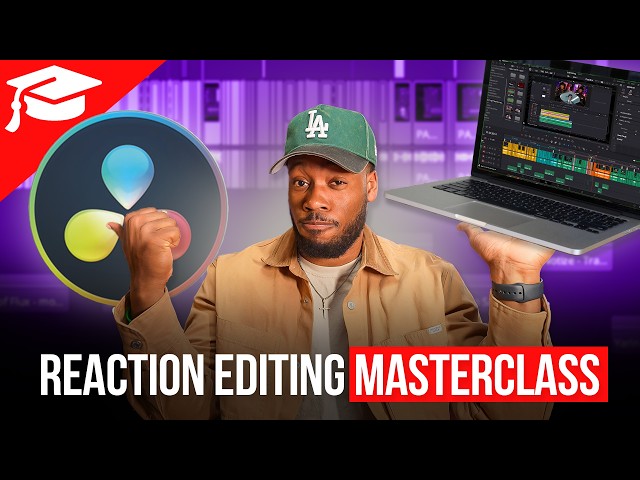 How to Edit REACTION videos WAY FASTER —  Saves HOURS editing (Davinci Resolve)