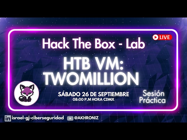 Hack The Box Lab | TwoMillion – Sesión Práctica