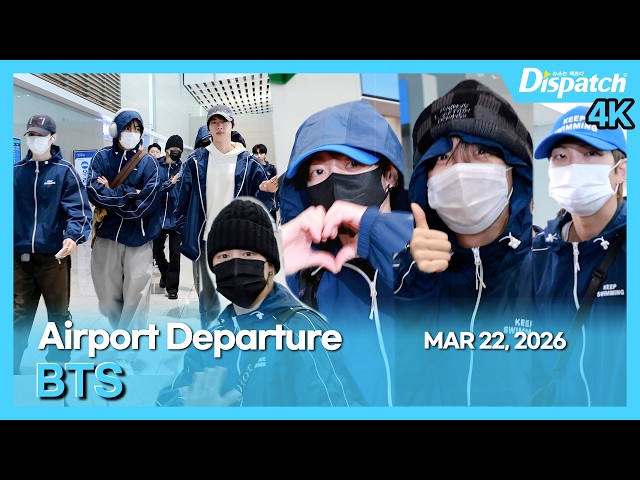 BTS, Incheon International Airport DEPARTURE
