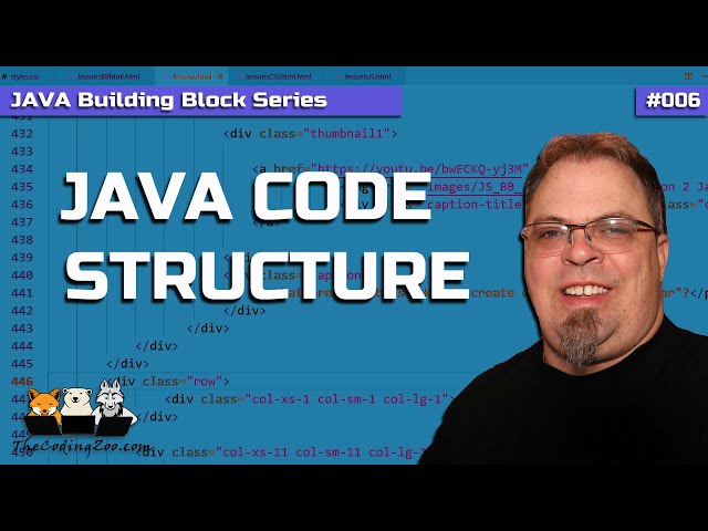 Java Code Structure - Java Packages Explained, Java Classes Explained