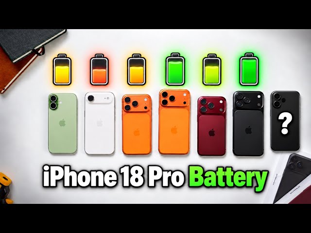 iPhone 18 Pro vs 18 Pro Max BATTERY Test - Not What I Expected…