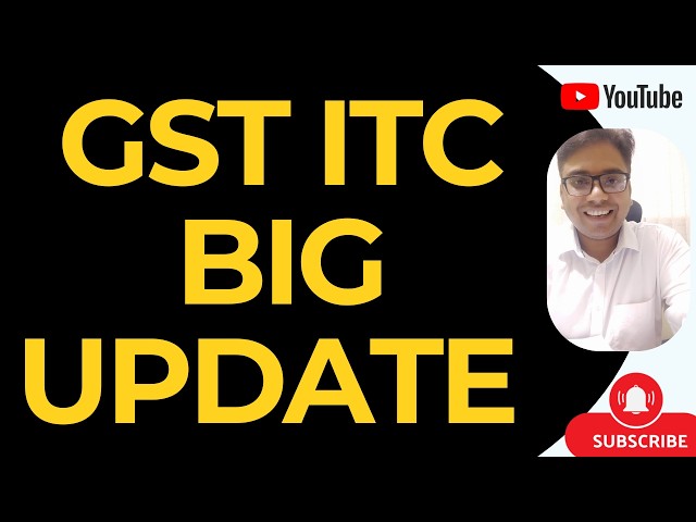 GST ITC BIG UPDATE | HON'BLE SUPREME COURT JUDGEMENT