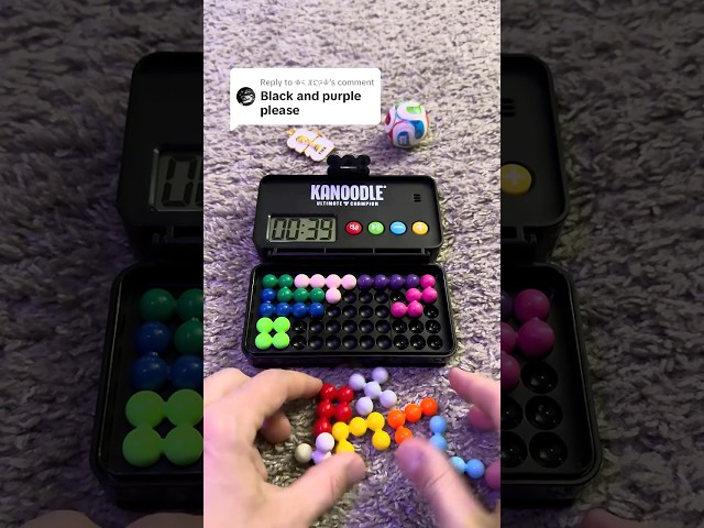 1-minute Kanoodle challenge.