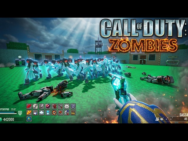 The BASE ARENA PG3D Zombie Map is FUN! (Black Ops 3)