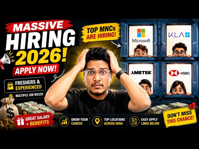 🚨 Microsoft + KLA + HSBC + AMETEK Hiring | Direct Apply 2025,2026 & 2027 candidates can apply 