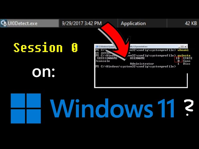 Peeking into Windows 11 Session 0