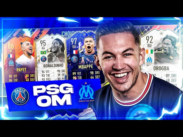 THE PSG OM DRAFT ON FIFA 22! THE CLASSICO