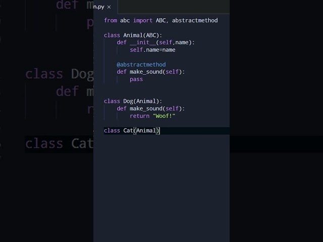 Mastering Abstract Classes in Python 🐍📚