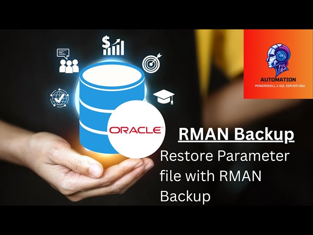 ORACLE RMAN Backup and Restore | Restore Parameter file using RMAN Backup | ORACLE DBA