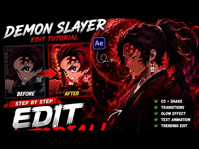 🔥 DEMON SLAYER EDIT TUTORIAL 😈 | EASY PRO EDITING 🔥 | CapCut/Alight Motion | DEMON_FLASH