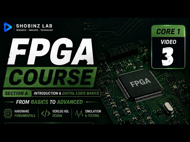 FPGA Tutorial | SECTION A | VIDEO 3 | SHOBINZ LAB