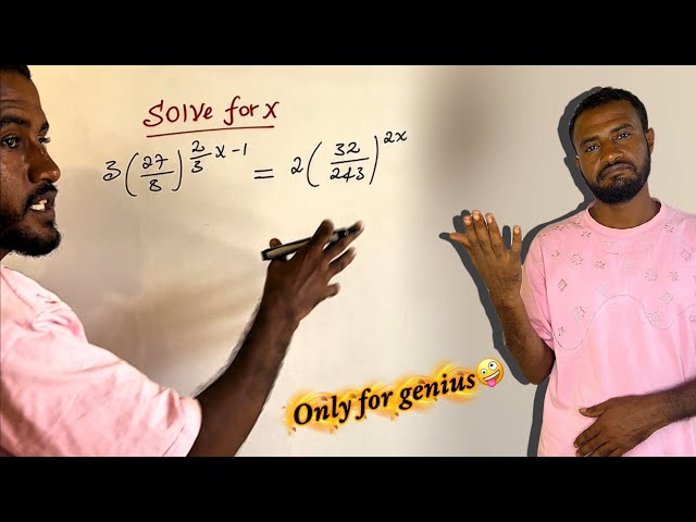 Solving exponential equation 