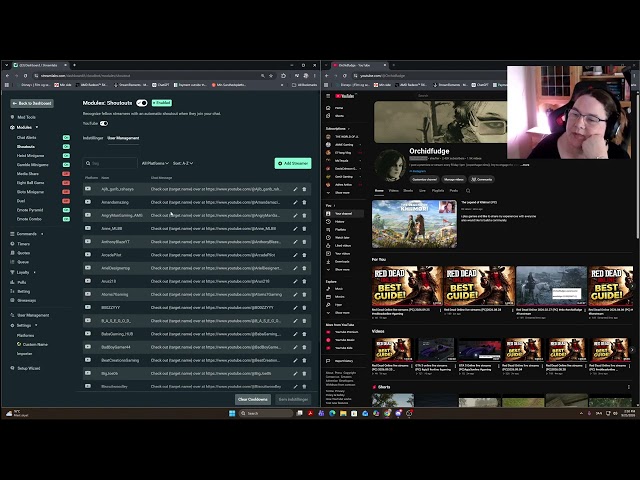 quick tutorial how to add streamers to streamlabs shout out (PC)