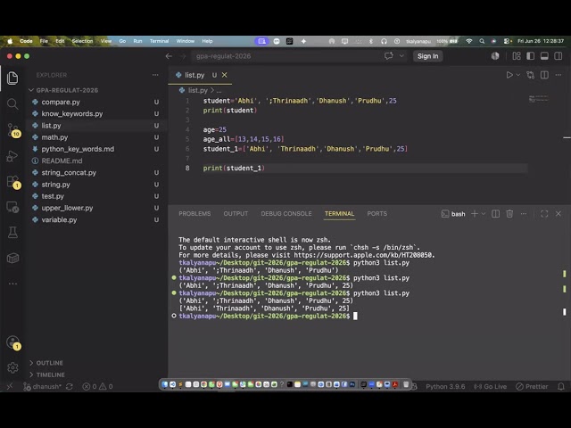 Python Lists