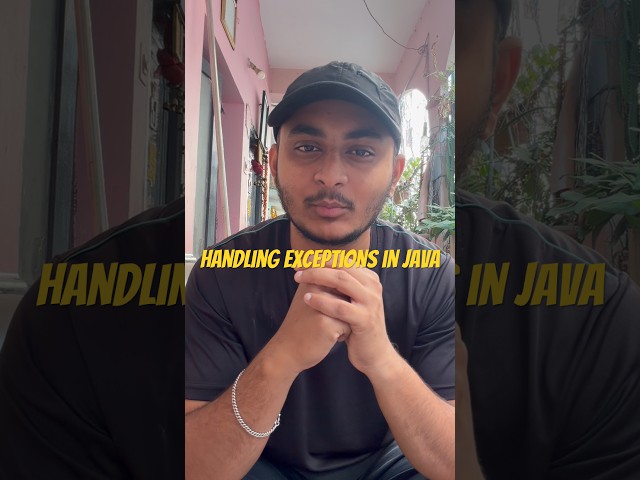 How to handle exceptions #java #codingstall #javaee #javadeveloper #javaisawesome #education