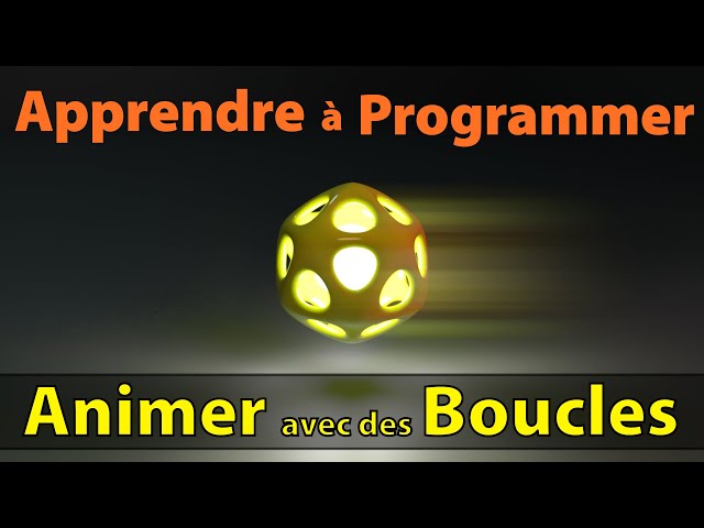 Programmer Python dans Blender :  Animer un objet avec des Boucles
