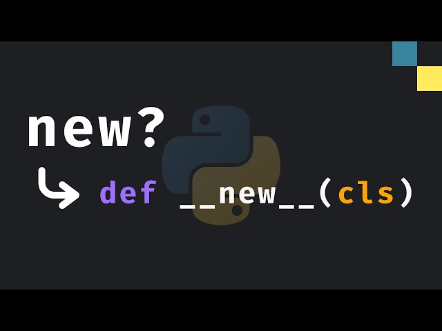 "__new__" is awesome in Python