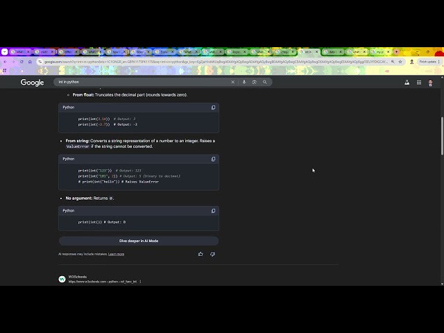 integer division in python , INT, data types, triple quotation marks
