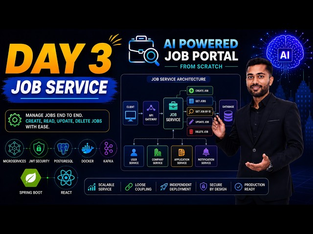 Build Job Microservice & REST APIs with Spring Boot | AI Job Portal