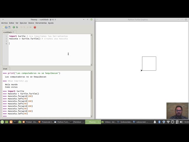 Introducción a python con Turtle - Video 2