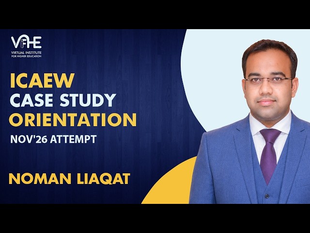 ICAEW Case Study Orientation Session Nov'26