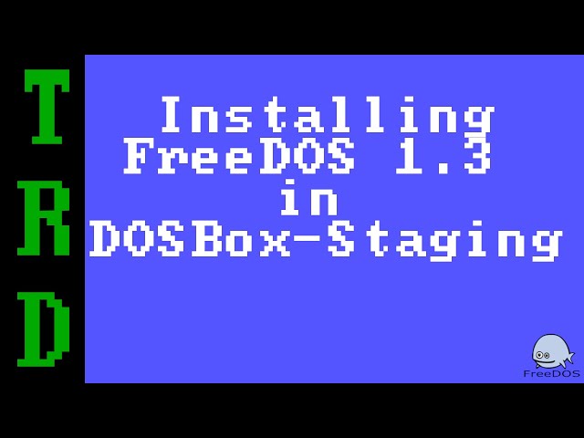 Installing FreeDOS1.3 in DOSBox