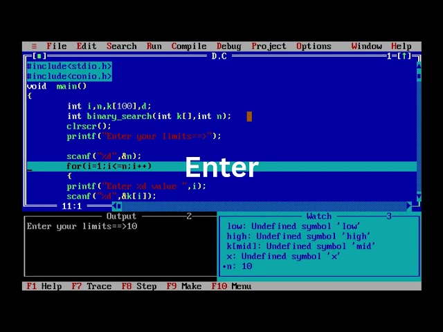 Binary Search Program in C 🔥 |Tutorial | MSc IT Practical