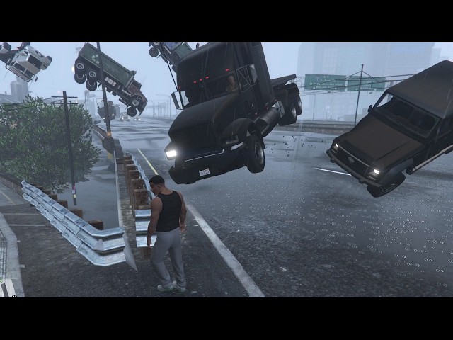 GTA 5 but the traffic is 9999999% FASTER